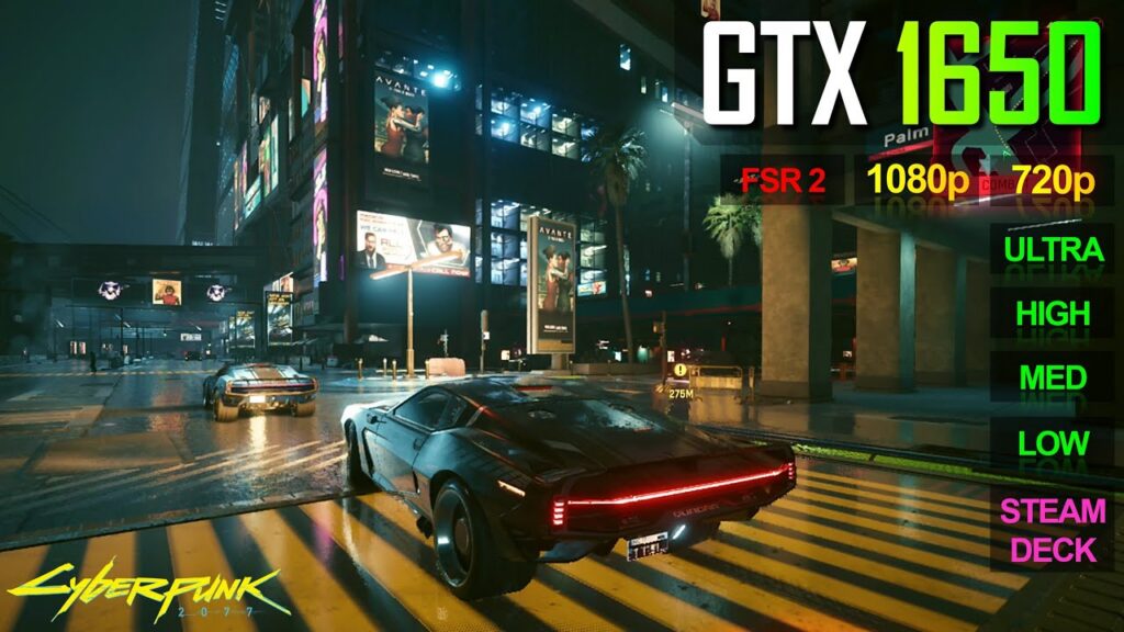cyberpunk 2077 gtx 1650 best settings