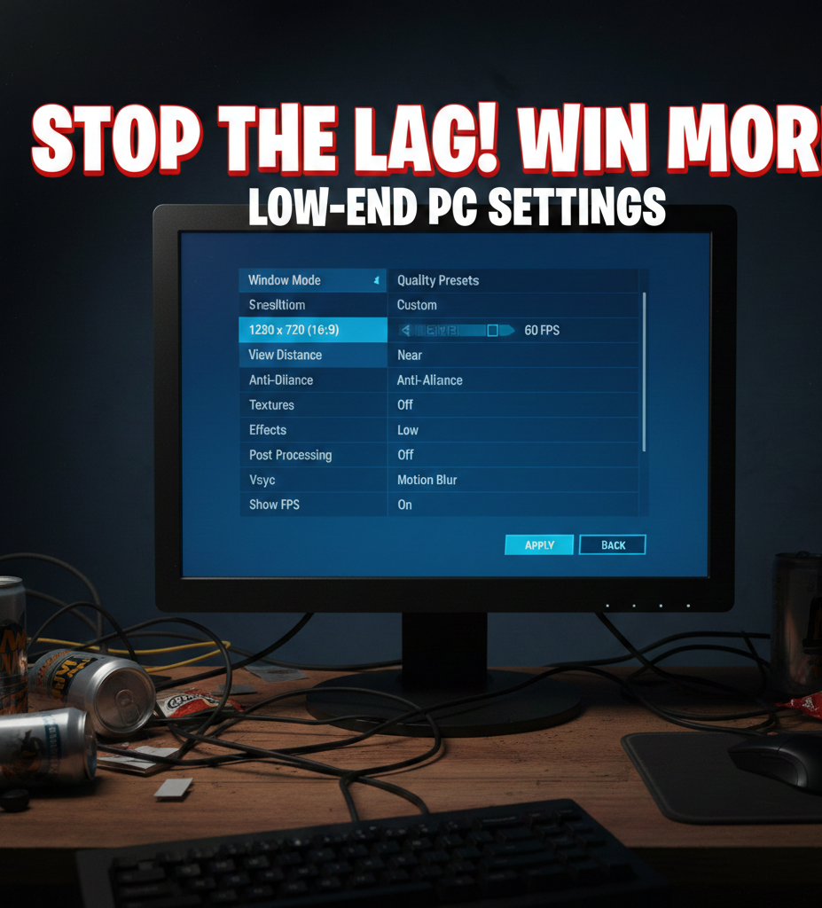 Fortnite Settings for Low-End PC: Stop the Lag and Start Winning