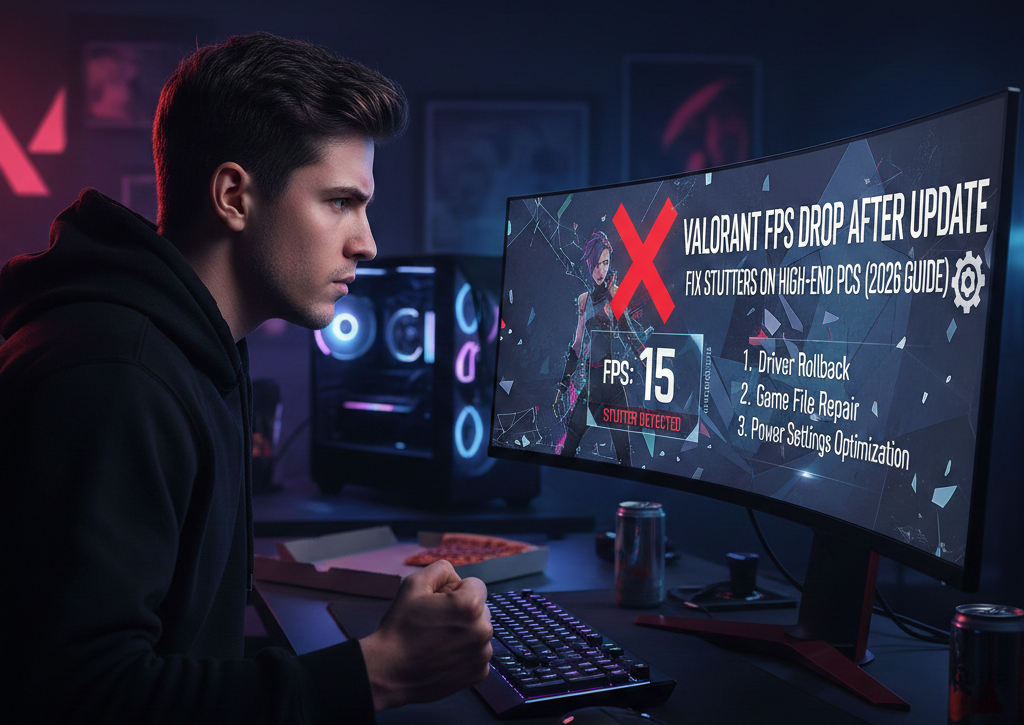 Valorant FPS Drop After Update: Fix Stutters on High-End PCs (2026 Guide)