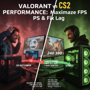 Valorant vs CS2 performance comparison