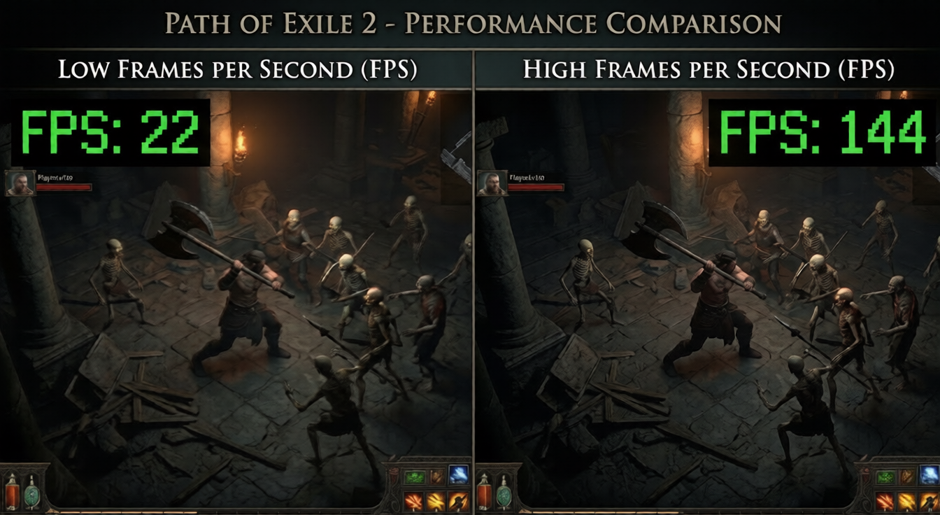 best pc settings path of exile 2 fps